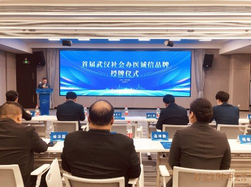首届武汉社会办医诚信品牌授牌仪式